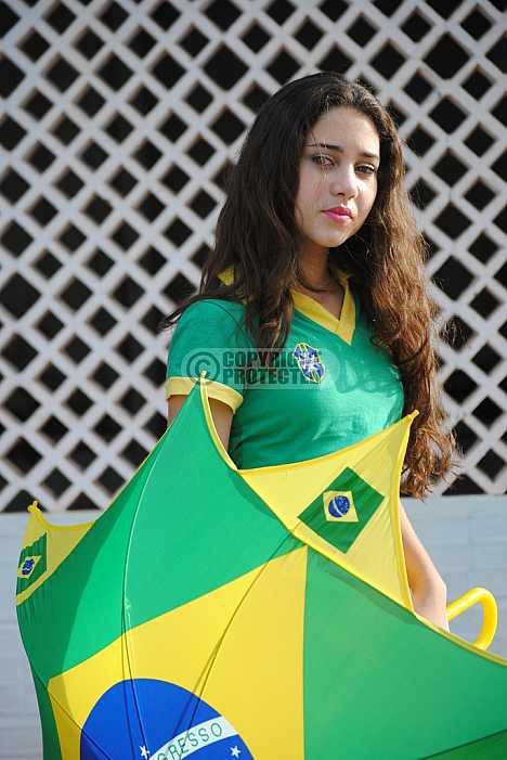 Torcedora brasileira - Football fans