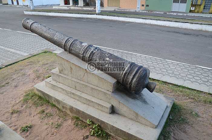 Canhão do Fortim da Ilha do Flamengo, Arez - Cannon Fortim Island Flamengo, Brazil
